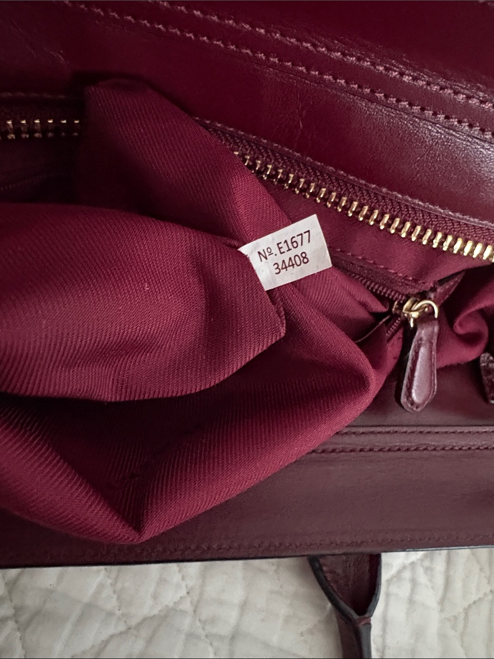 Coach swagger crossbody red gold large leather purse please read broken handle - Picture 11 of 11